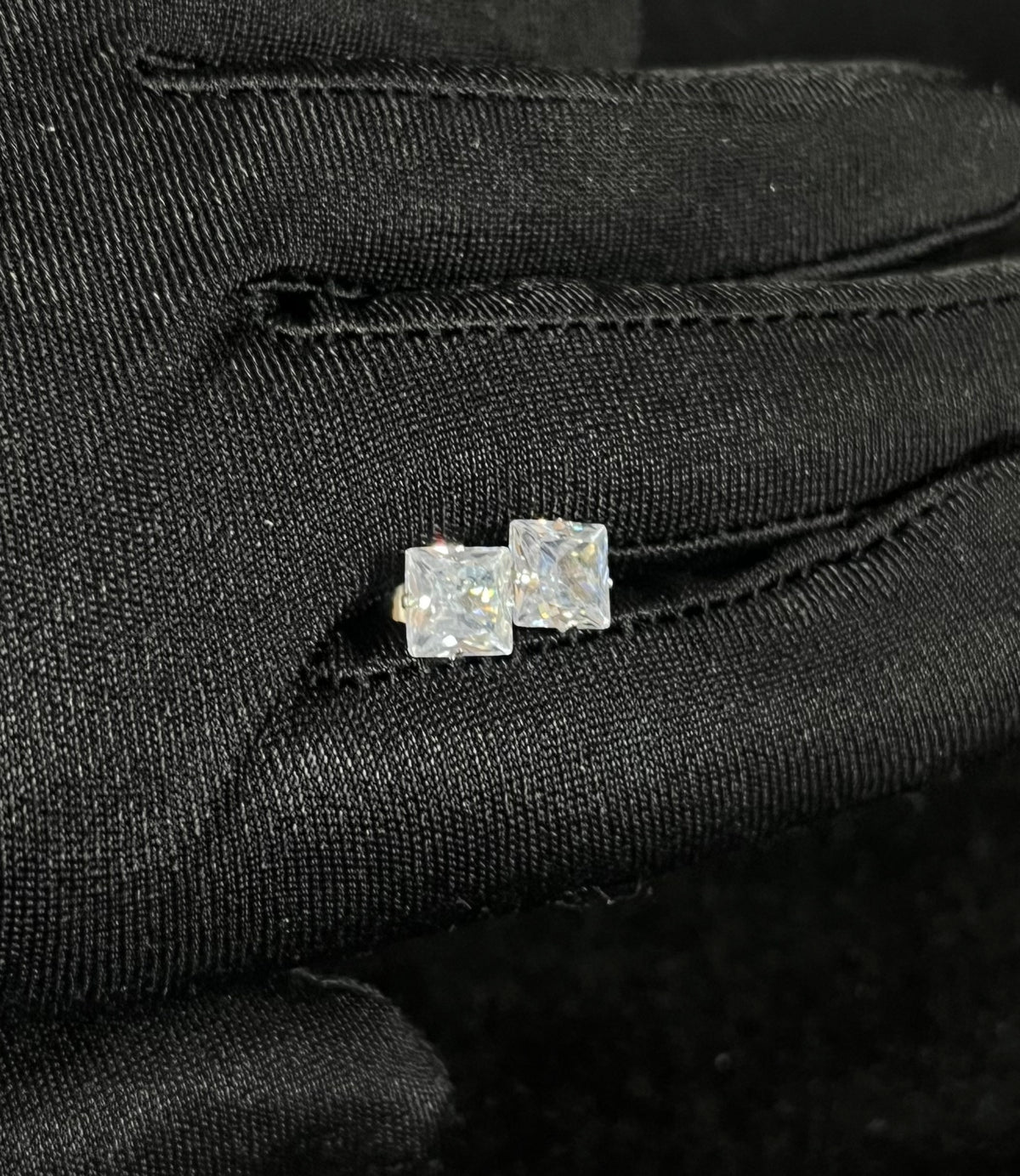 Pendientes classic lightweight square