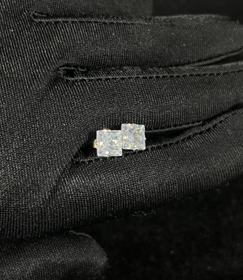 Pendientes classic lightweight square