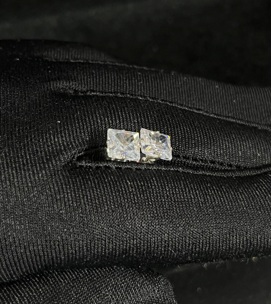 Pendientes classic lightweight square