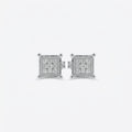 Pendientes acero inoxidable nine microcircon