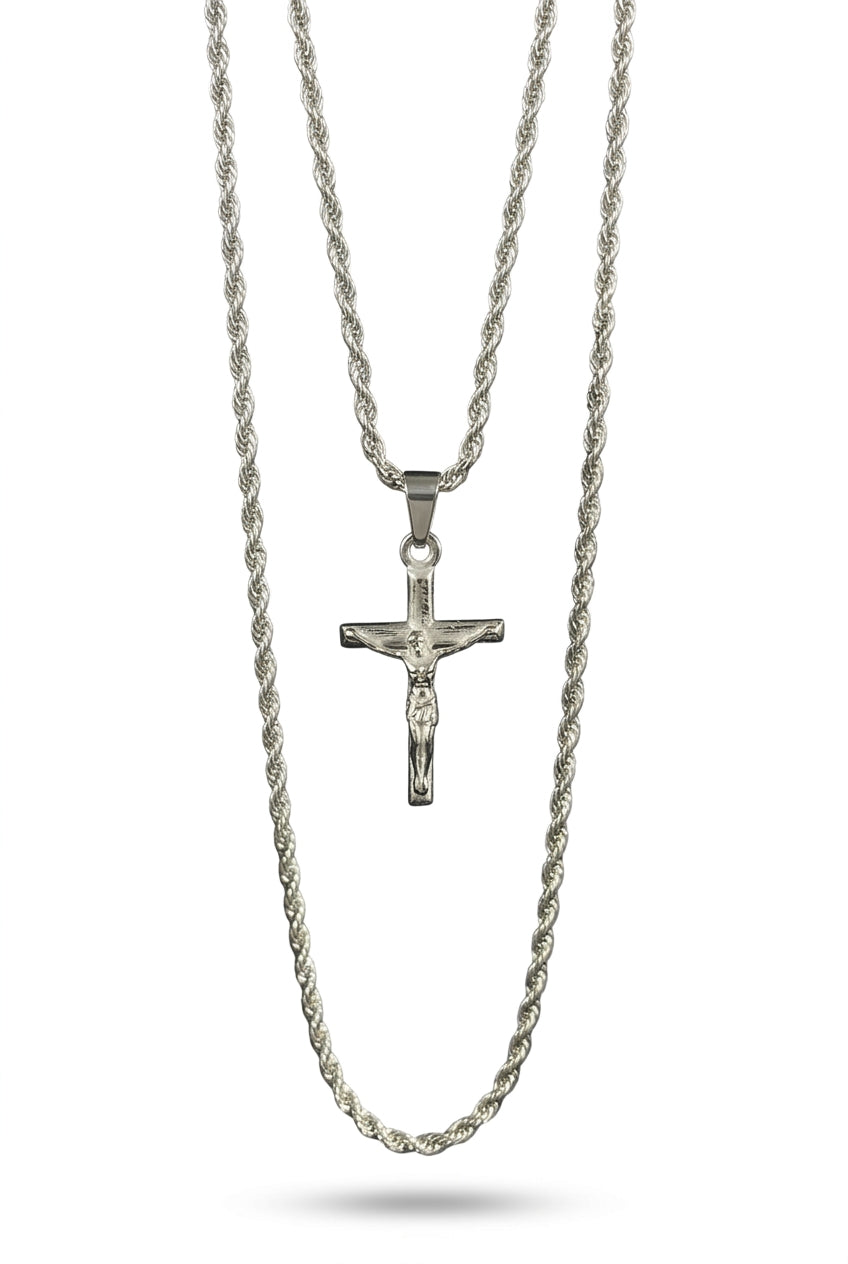 Collar Jesús Nuestro Señor acero inoxidable