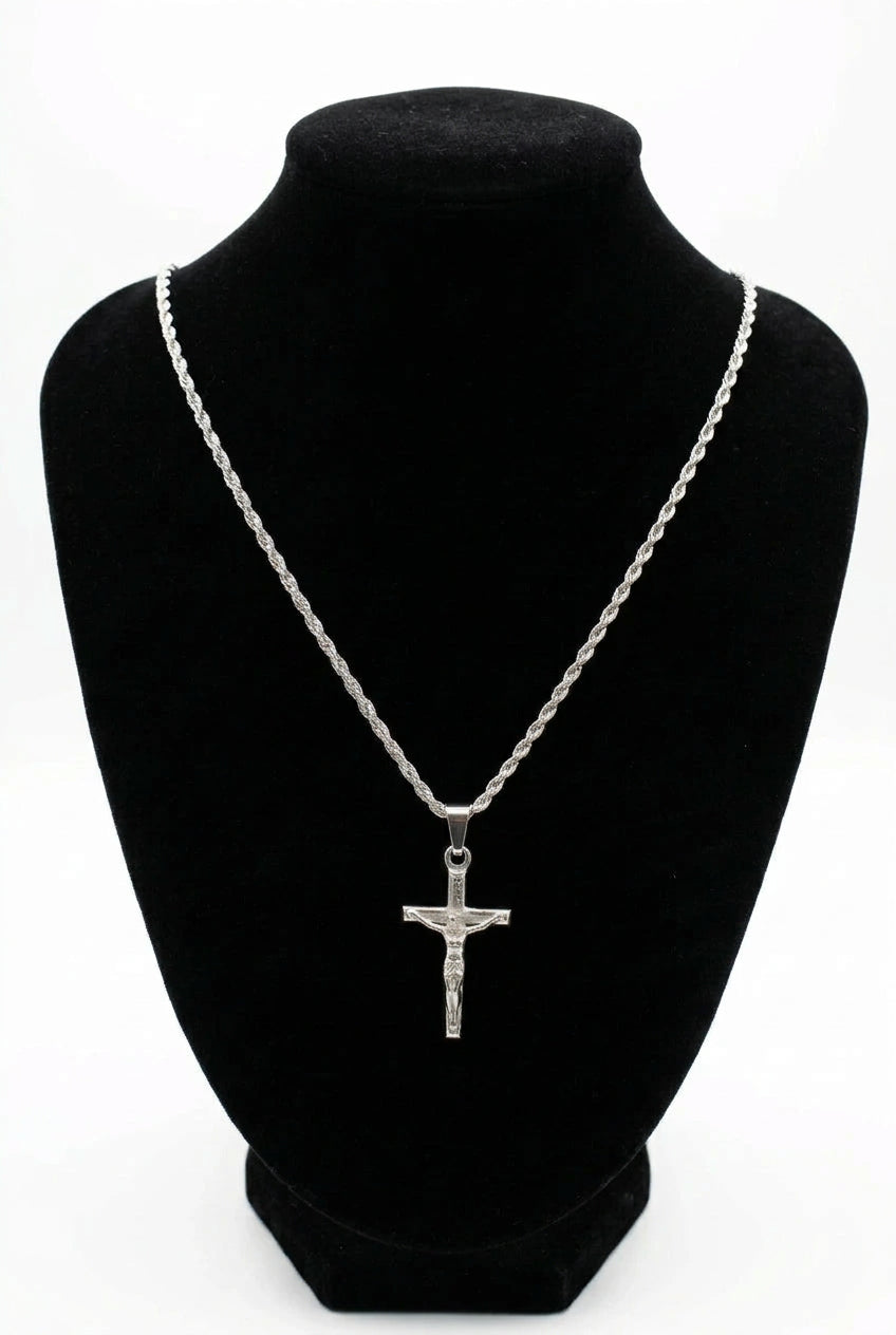 Collar Jesús Nuestro Señor acero inoxidable