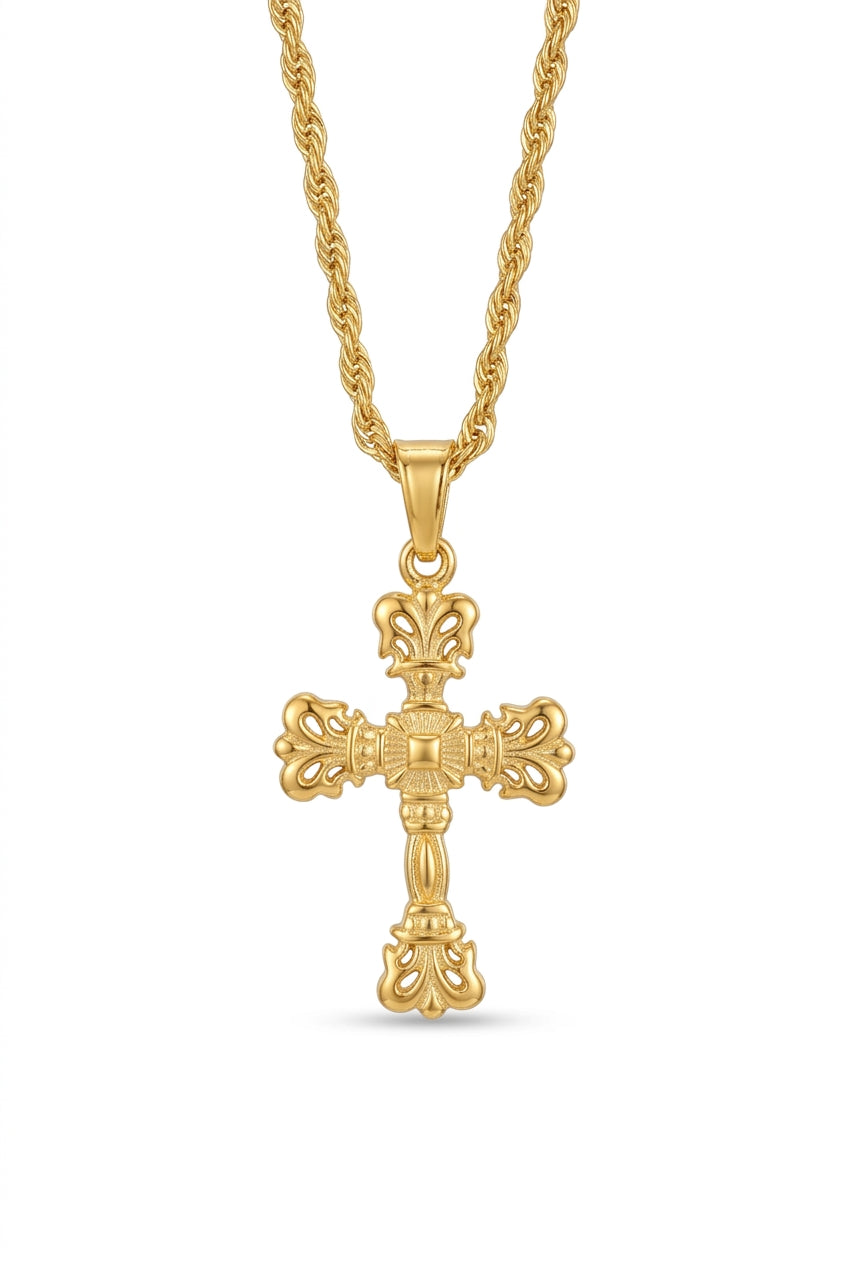 Collar Cruz Ornamental