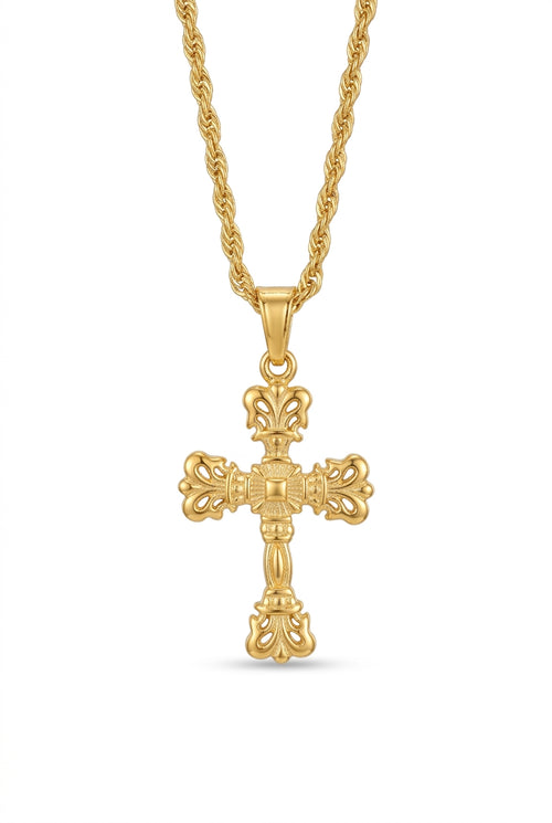 Collar Cruz Ornamental