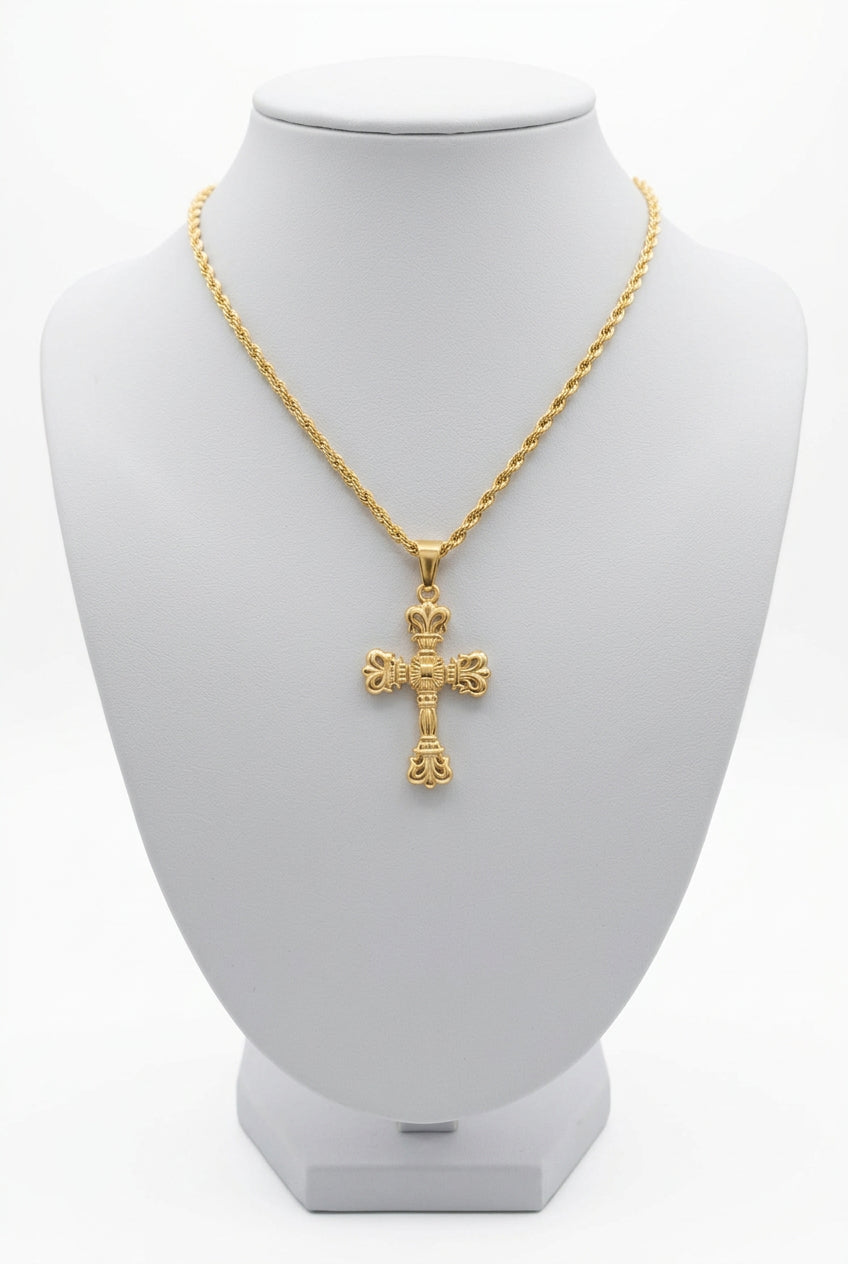Collar Cruz Ornamental